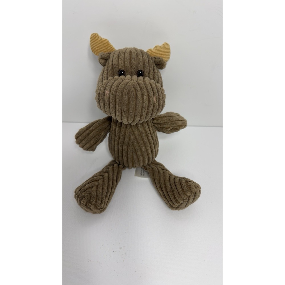 animal adventure plush Brown Moose Deer reindeer 2018 Corduroy Ribbed Stuffed